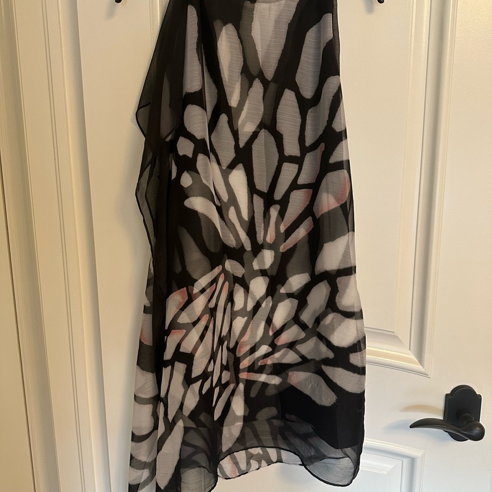 Halston Heritage Monochrome Sheer Scarf